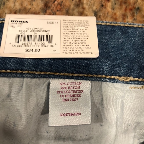 NWT SO low-rise shortie shorts - Picture 6 of 6